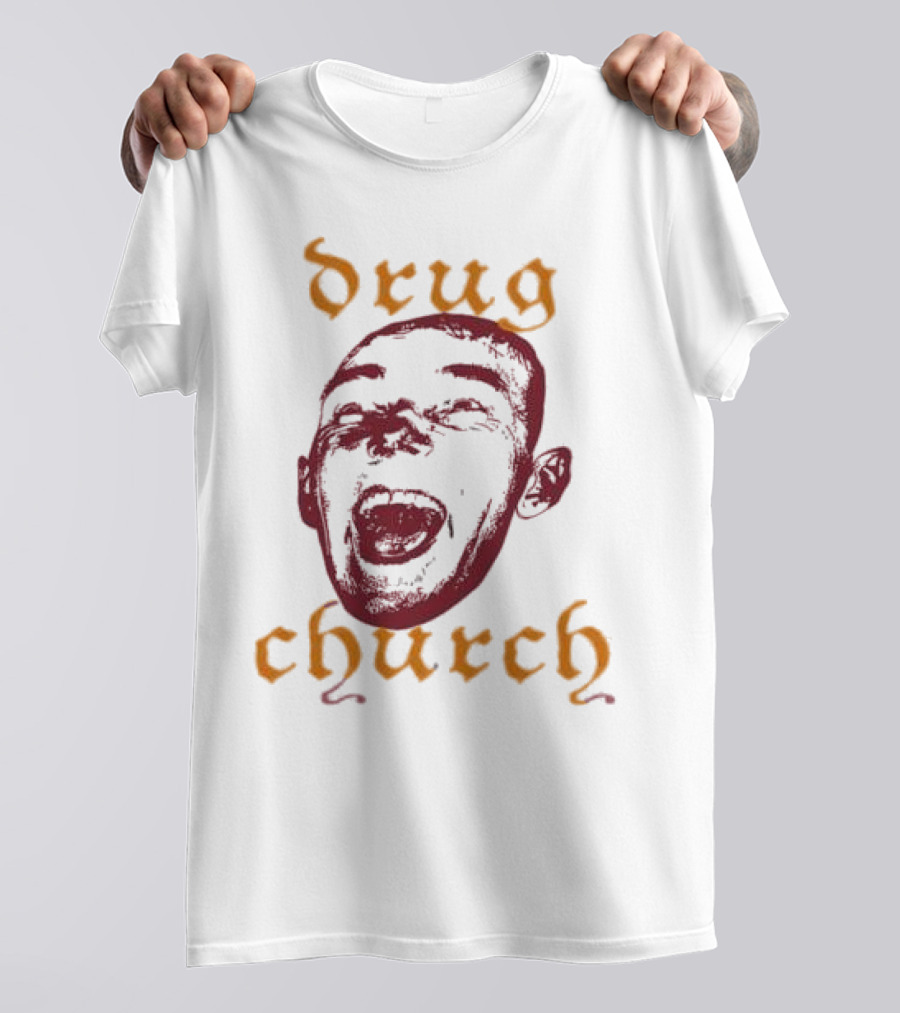 Drug Church Face Graphic T-Shirt