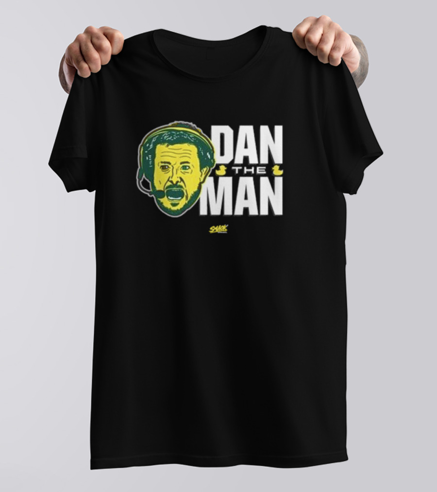 Dan Lanning Oregon Dan The Man Ducks Coach Headset Face T-Shirt