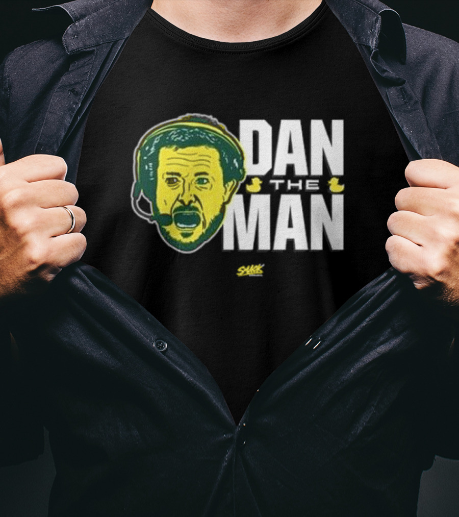 Dan Lanning Oregon Dan The Man Ducks Coach Headset Face T-Shirt