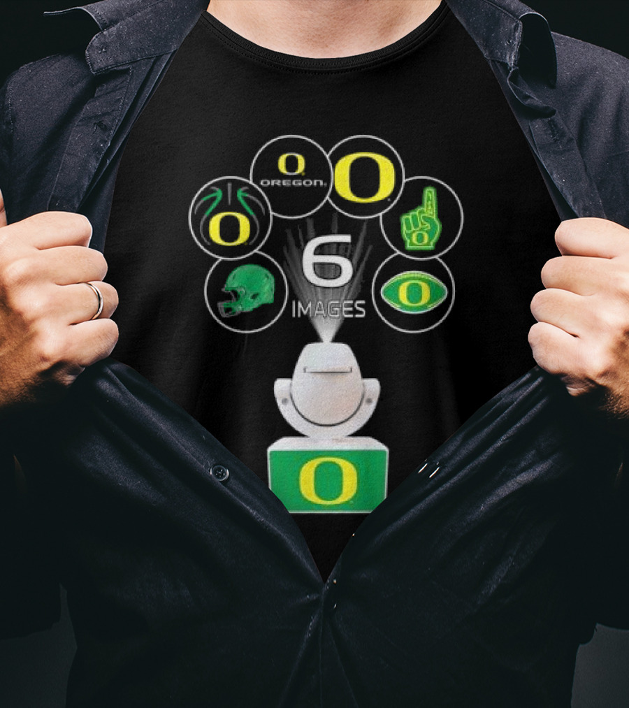 Oregon Ducks LED Mini Spotlight Projector Night Light With 6 Interchangeable T-Shirt