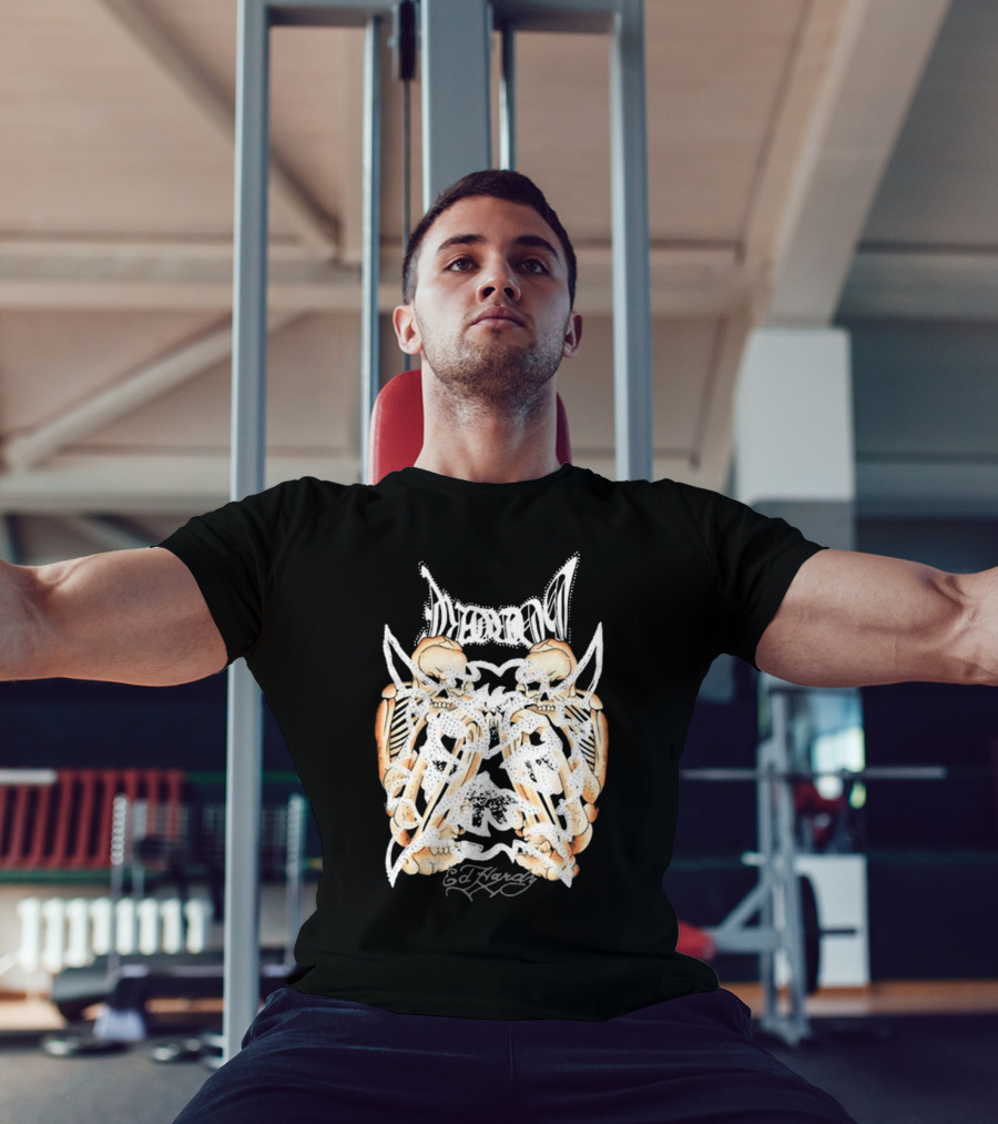 Ken Carson Ed Hardy Hardcore Skulls T-Shirt