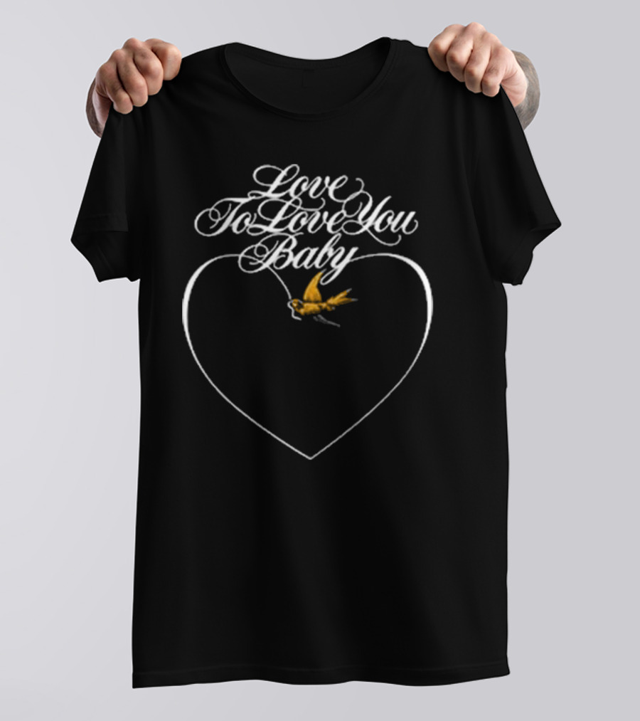 Noah X Donna Summer Love To Love You Baby Heart Bird T-Shirt