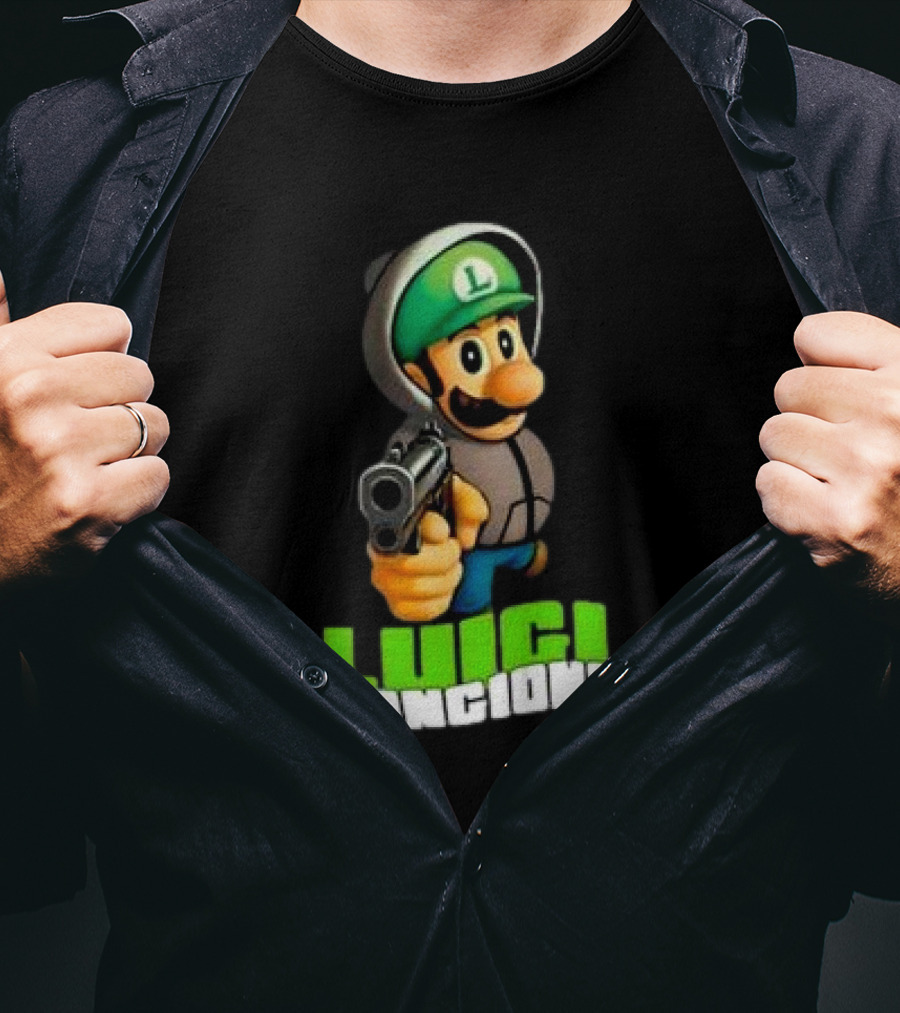 Luigi Mangione Super Mario Free T-Shirt