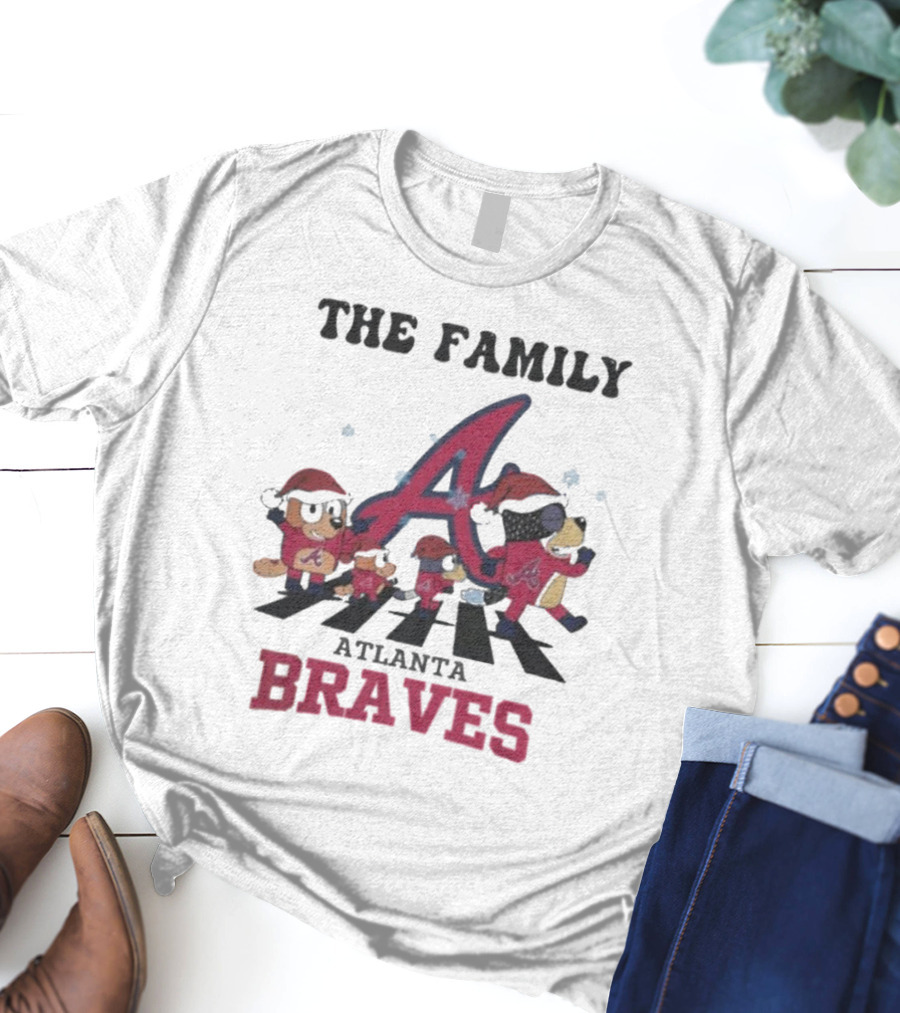 Atlanta Braves The Family Merry Christmas T-Shirt