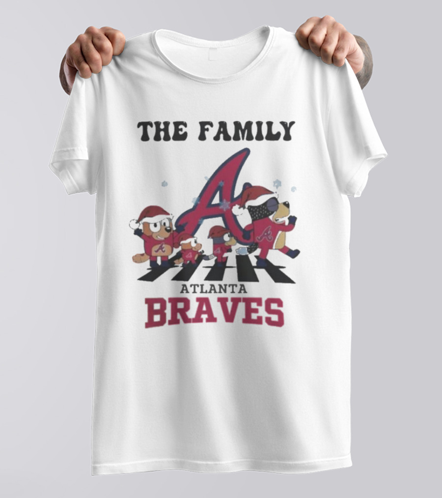 Atlanta Braves The Family Merry Christmas T-Shirt