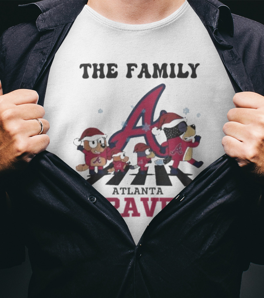 Atlanta Braves The Family Merry Christmas T-Shirt