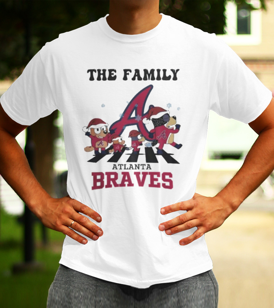 Atlanta Braves The Family Merry Christmas T-Shirt