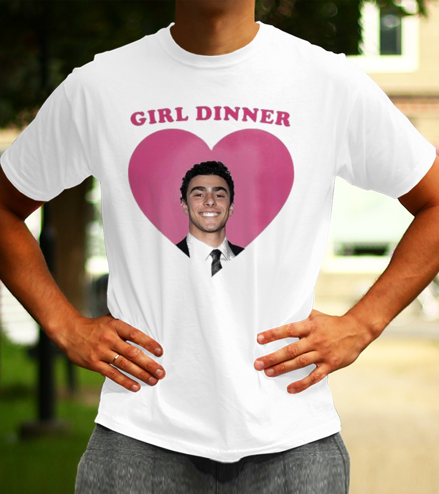 Luigi Mangione Girl Dinner Heart Shape T-Shirt