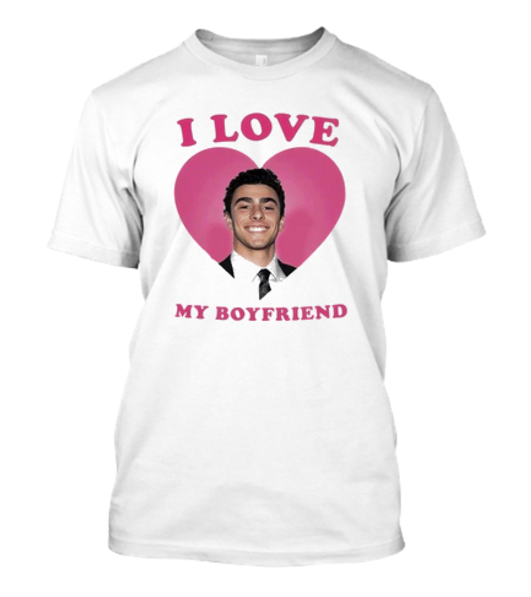 I Love My Boyfriend Luigi Mangione Heart T-Shirt