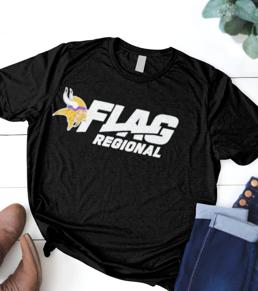 Minnesota Vikings Flag Regional Tournaments 2025 NFL T-Shirt