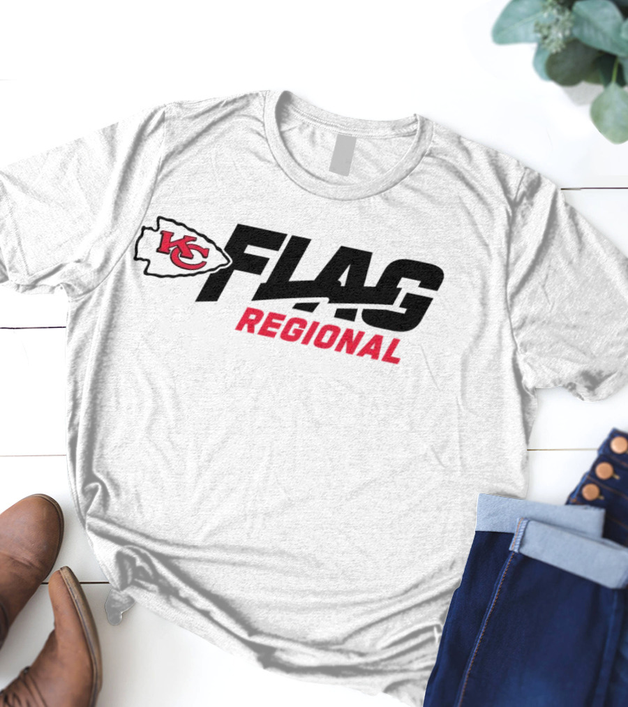 Kansas City Chiefs Flag Regional NFL 2025 Tournaments T-Shirt