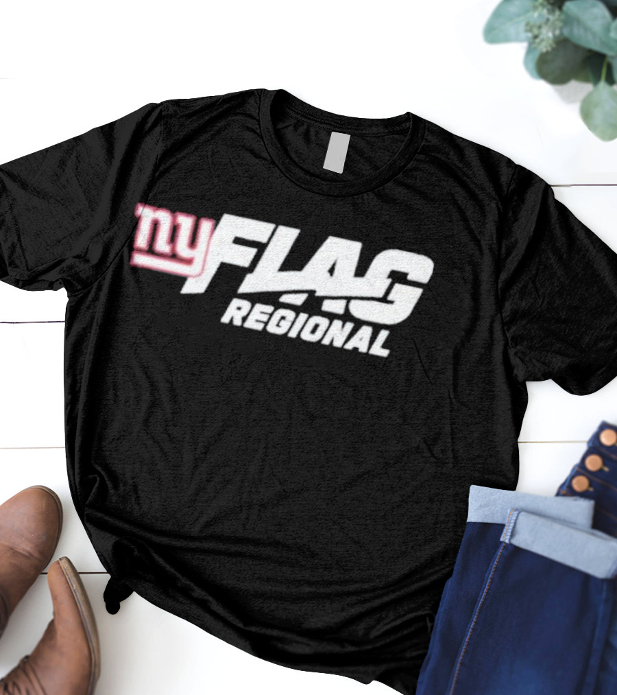 New York Giants My Flag Regional 2025 NFL Tournaments T-Shirt