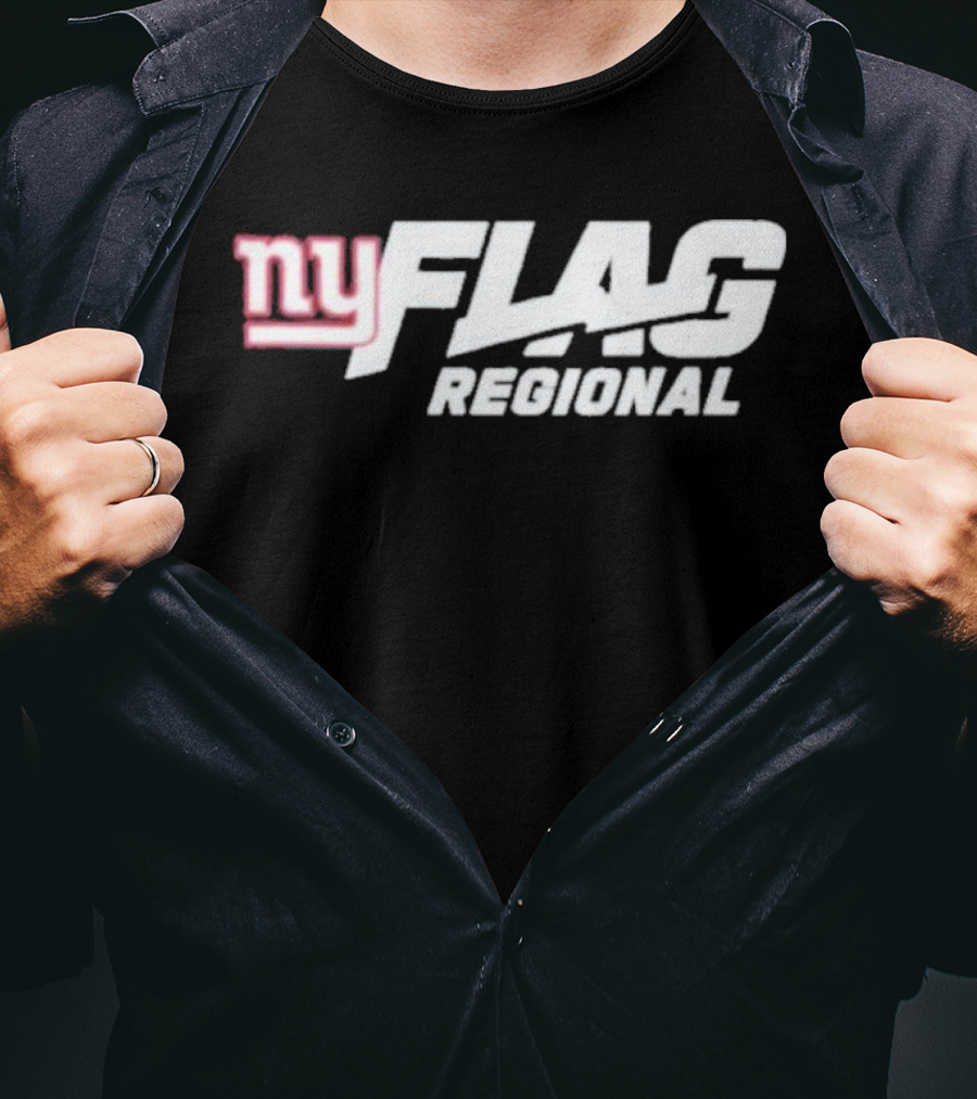 New York Giants My Flag Regional 2025 NFL Tournaments T-Shirt