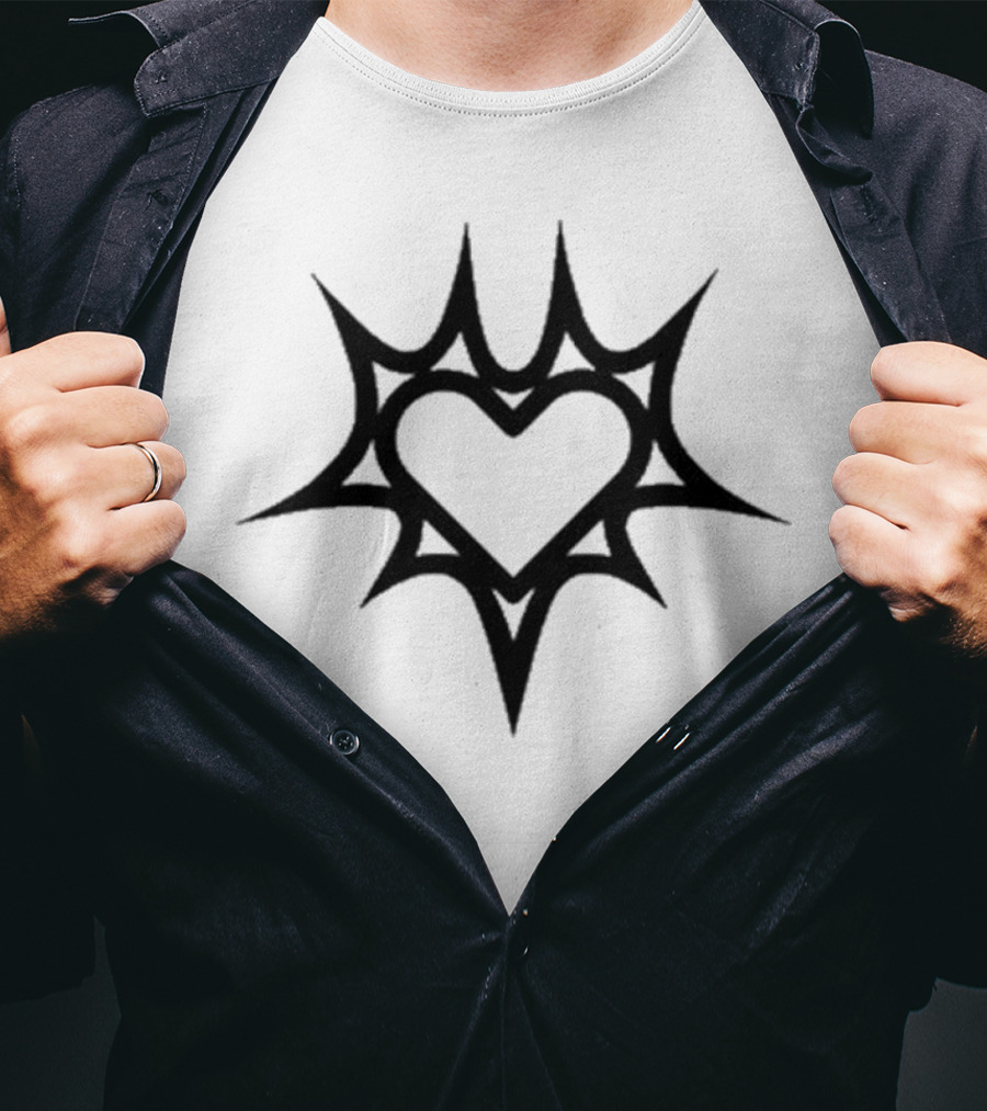 Squid Spawn Heart Tribal T-Shirt