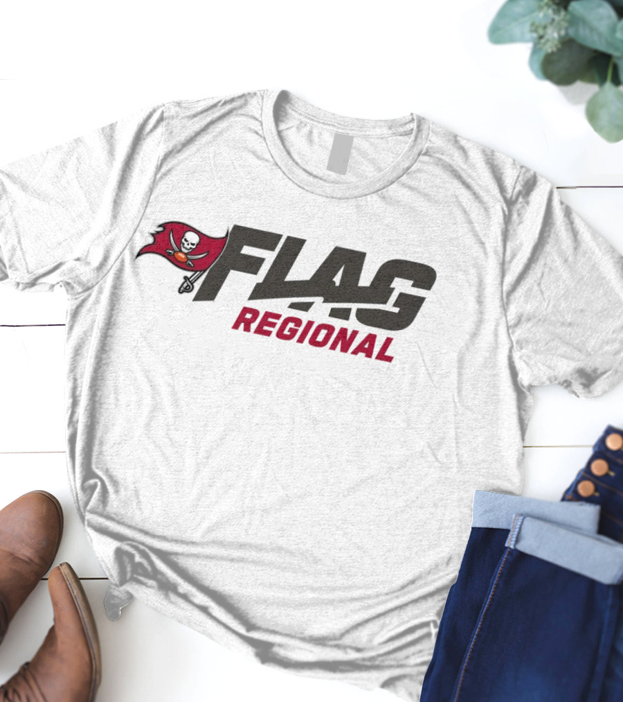 Tampa Bay Buccaneers Flag Regional Tournament NFL 2025 T-Shirt