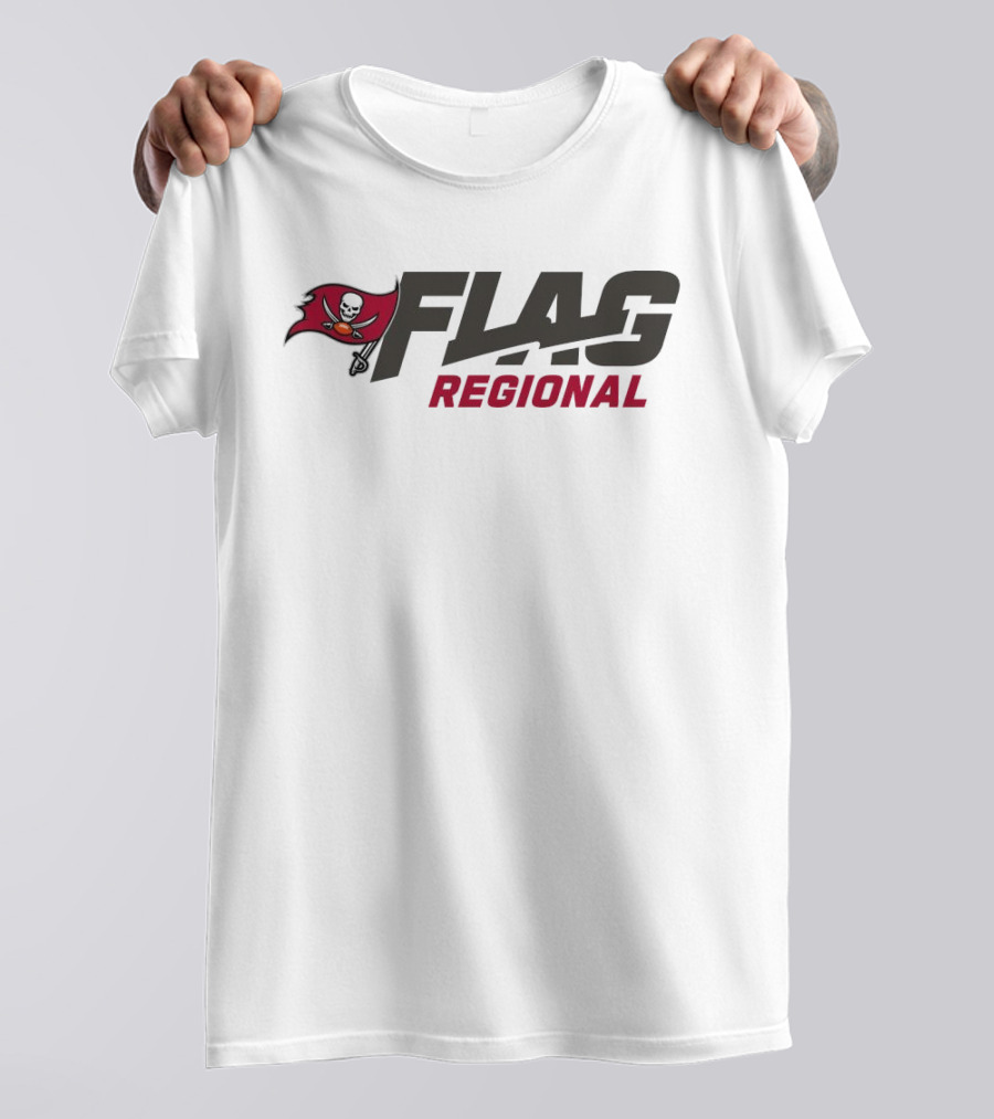 Tampa Bay Buccaneers Flag Regional Tournament NFL 2025 T-Shirt
