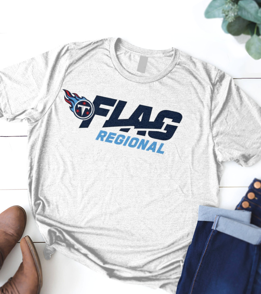 Tennessee Titans 2025 NFL Flag Regional T-Shirt