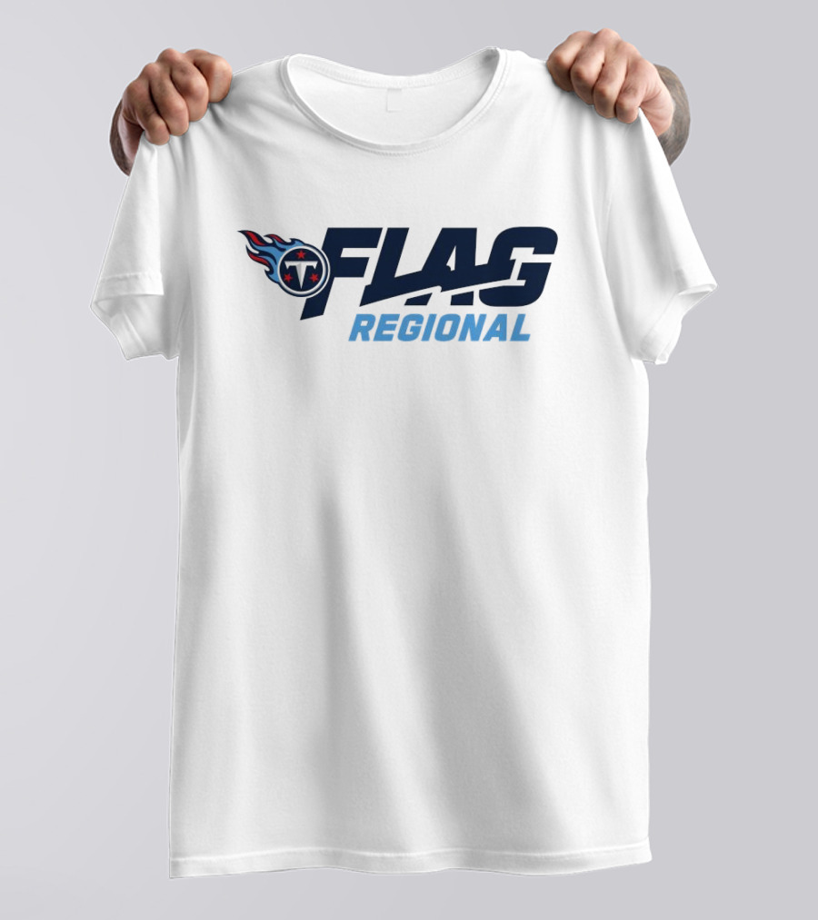 Tennessee Titans 2025 NFL Flag Regional T-Shirt