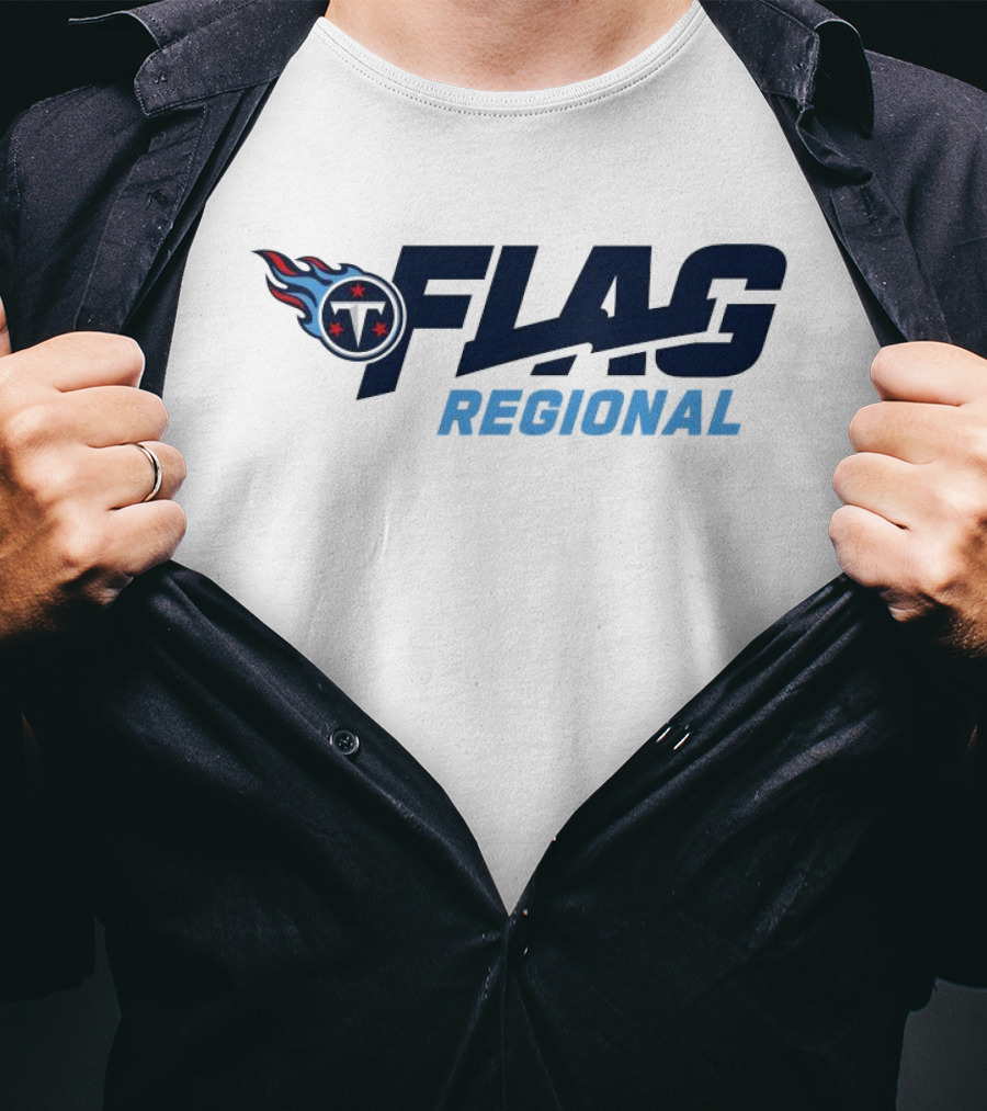 Tennessee Titans 2025 NFL Flag Regional T-Shirt