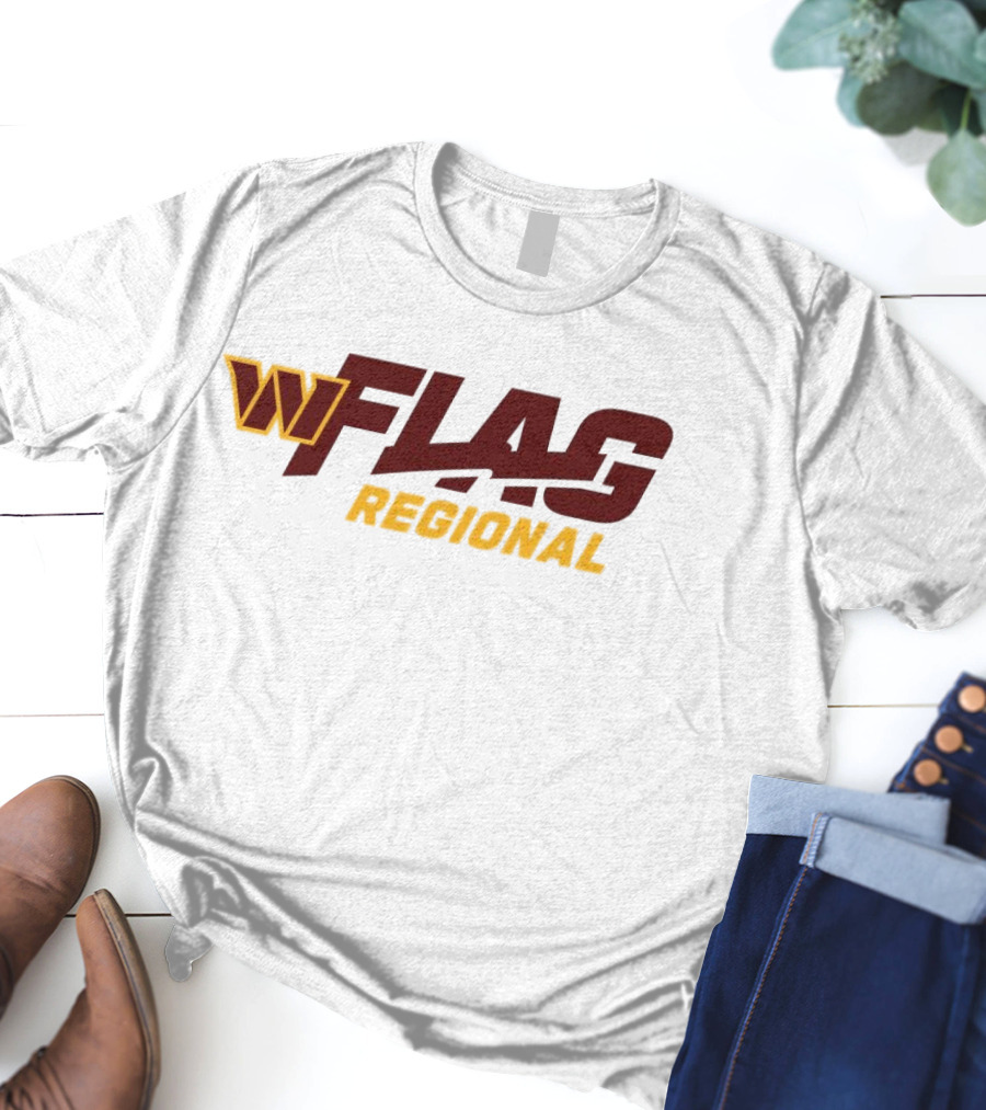 Washington Commanders W Flag Regional 2025 NFL Tournaments T-Shirt