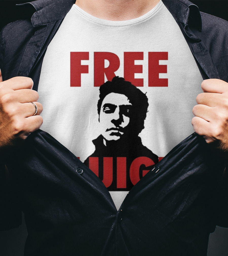 Free Luigi Mangione Bold Statement Iconic T-Shirt