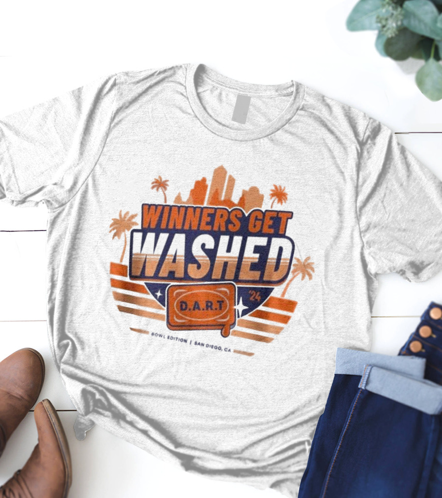 Winners Get Washed D.A.R.T Bowl Edition San Diego CA T-Shirt