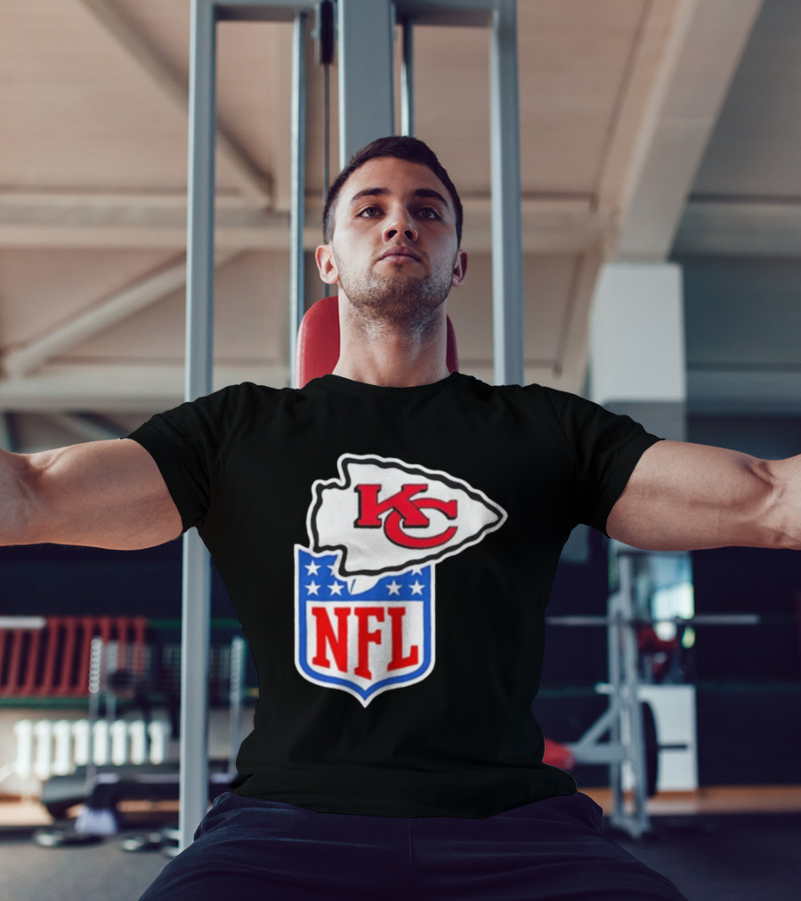 Kansas City Chiefs NFL Shield Emblem Collaboration T-Shirt