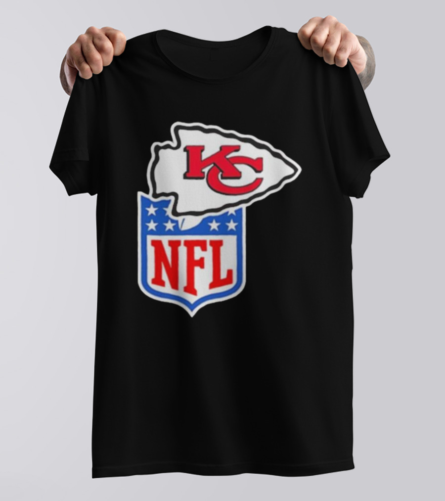 Kansas City Chiefs NFL Shield Emblem Collaboration T-Shirt