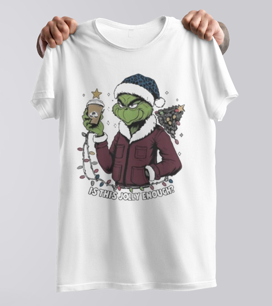 Colorado Avalanche Grinch Is This Jolly Enough Merry Christmas T-Shirt