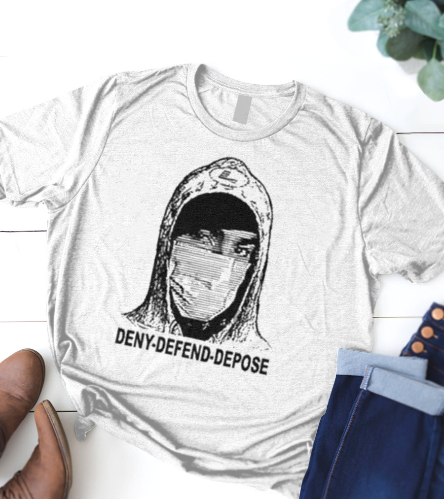 Deny Defend Depose The UnaShooter Luigi Mangione T-Shirt