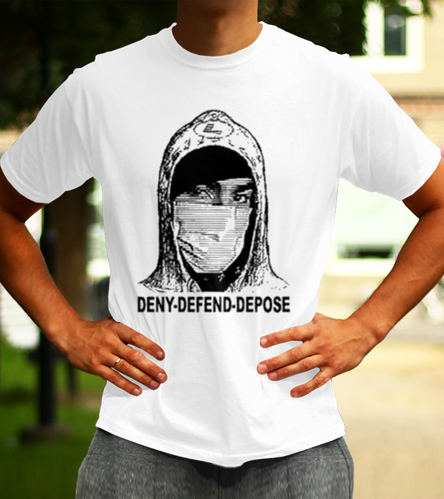 Deny Defend Depose The UnaShooter Luigi Mangione T-Shirt