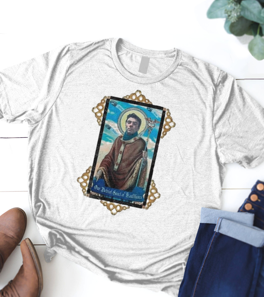 Toy De Jour Luigi Mangione Our Patriot Saint Of Healthcare Framed Image T-Shirt