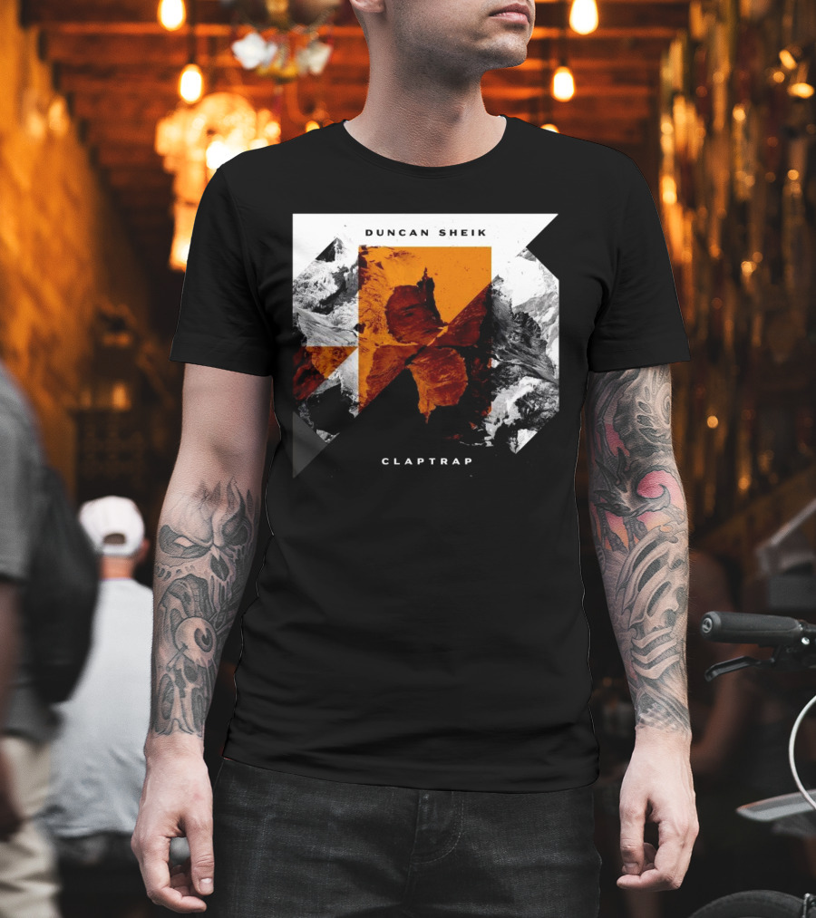 Duncan Sheik Claptrap Abstract Geometric Album Cover T-Shirt