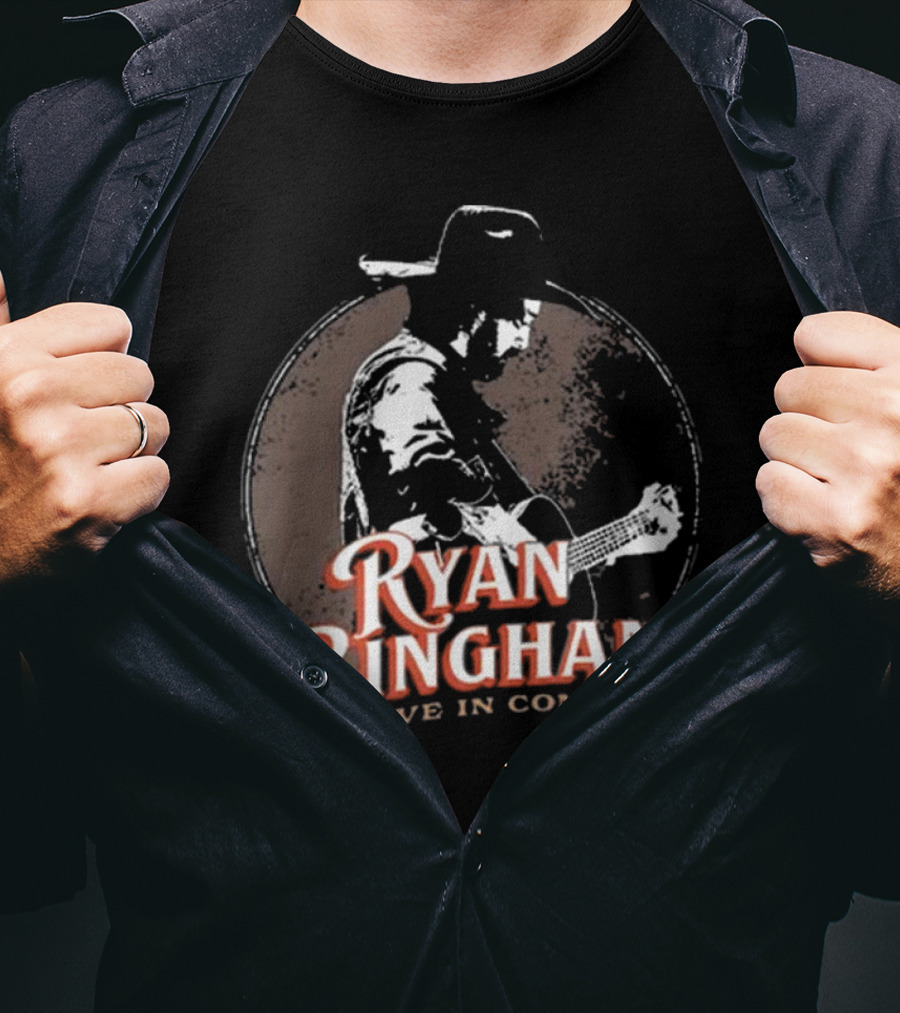 Ryan Bingham Cowboy Silhouette Live In Concert T-Shirt