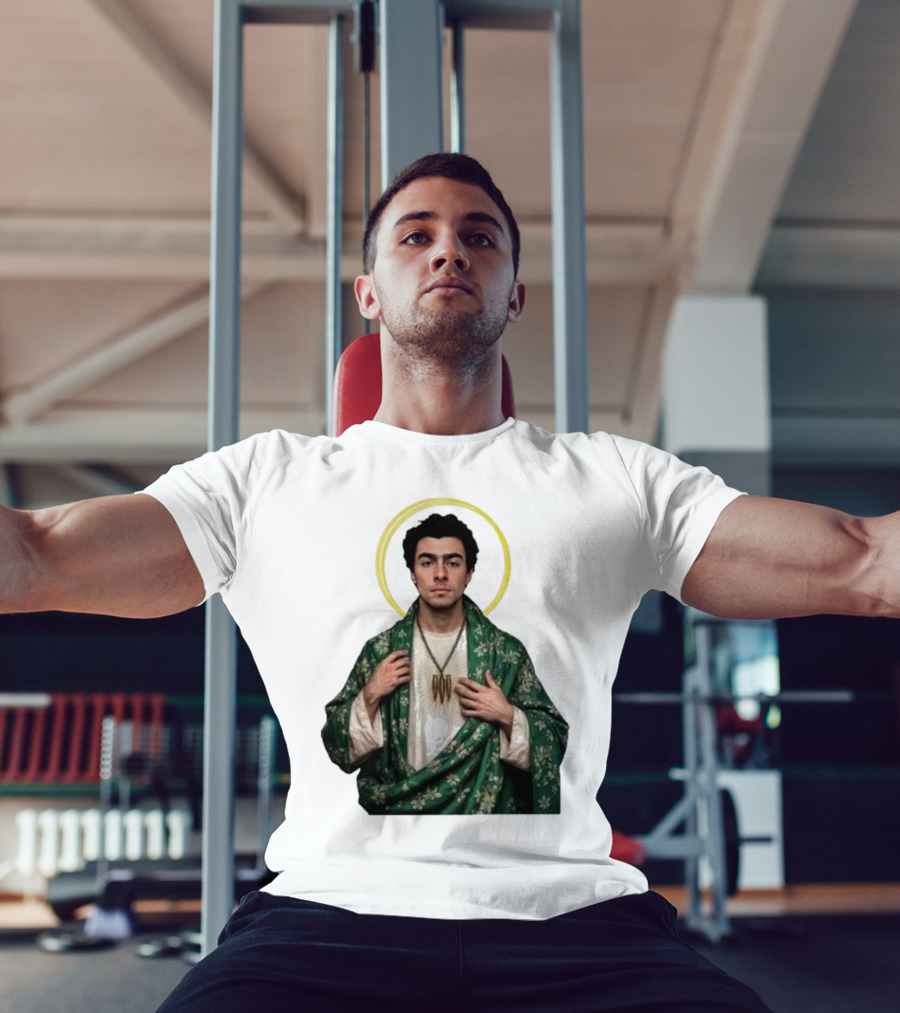 Luigi Mansion Nicola Holy Icon Green Robe T-Shirt