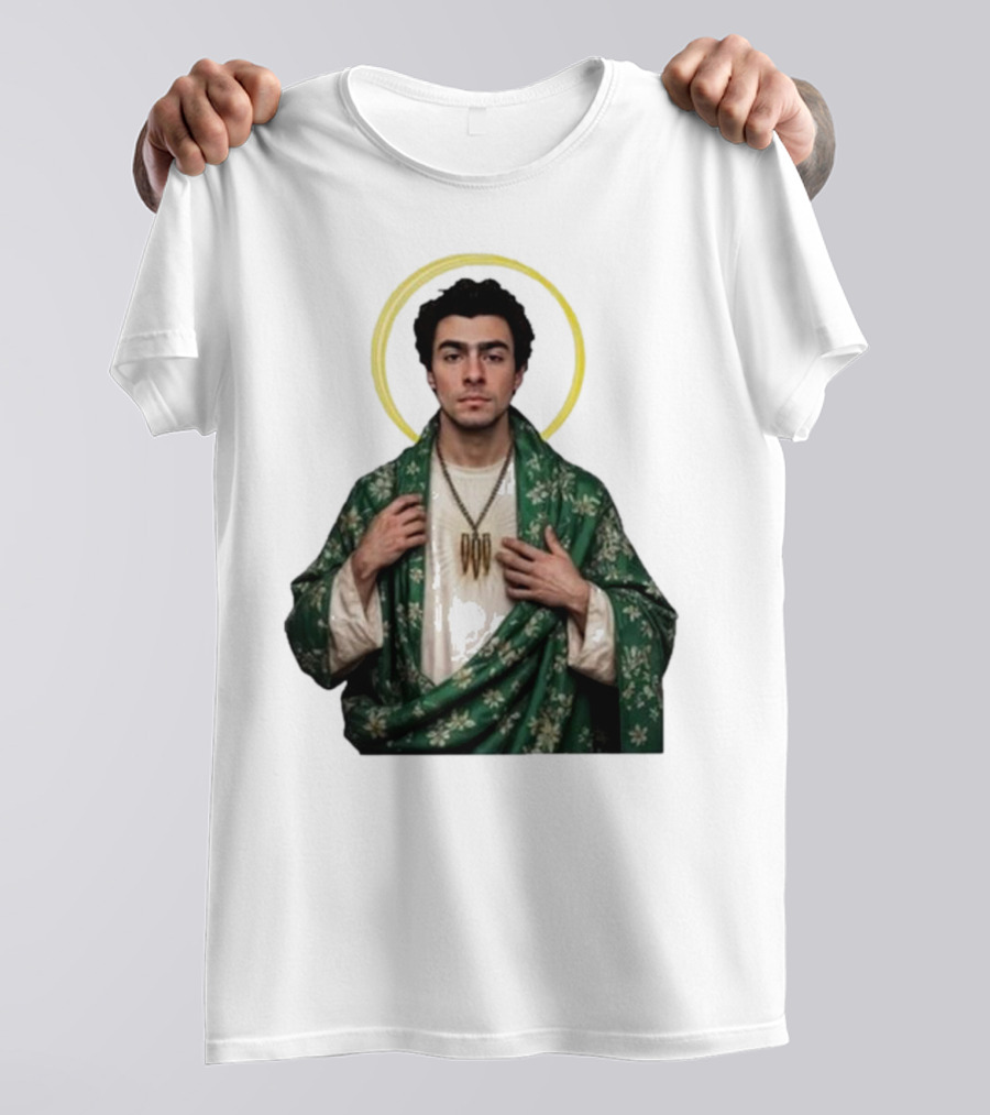 Luigi Mansion Nicola Holy Icon Green Robe T-Shirt