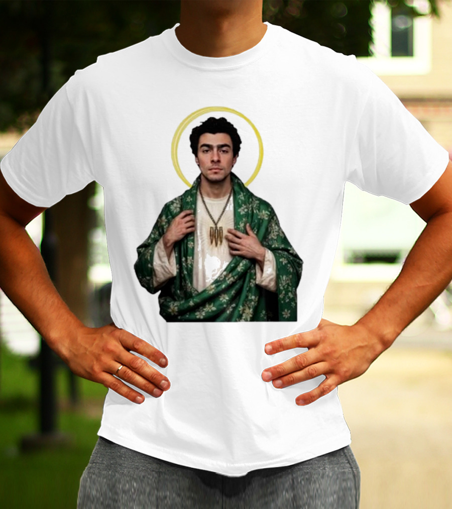 Luigi Mansion Nicola Holy Icon Green Robe T-Shirt