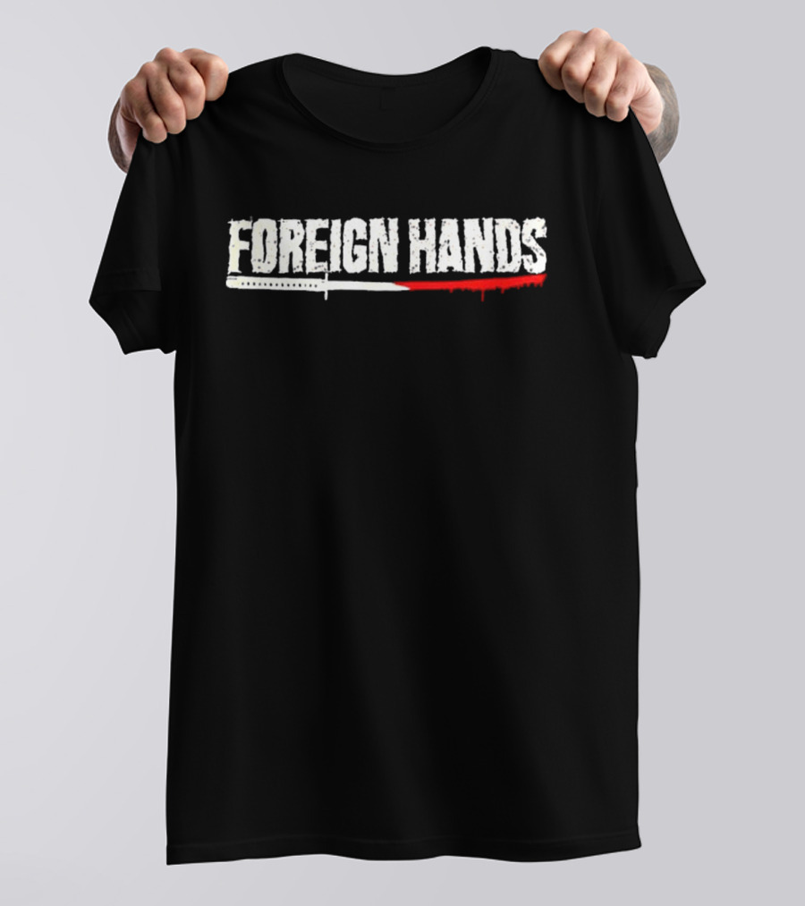 FOREIGN HANDS Bloody Knife T-Shirt