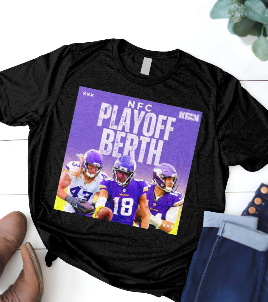 NFC Playoff Berth Minnesota Vikings KFAN T-Shirt