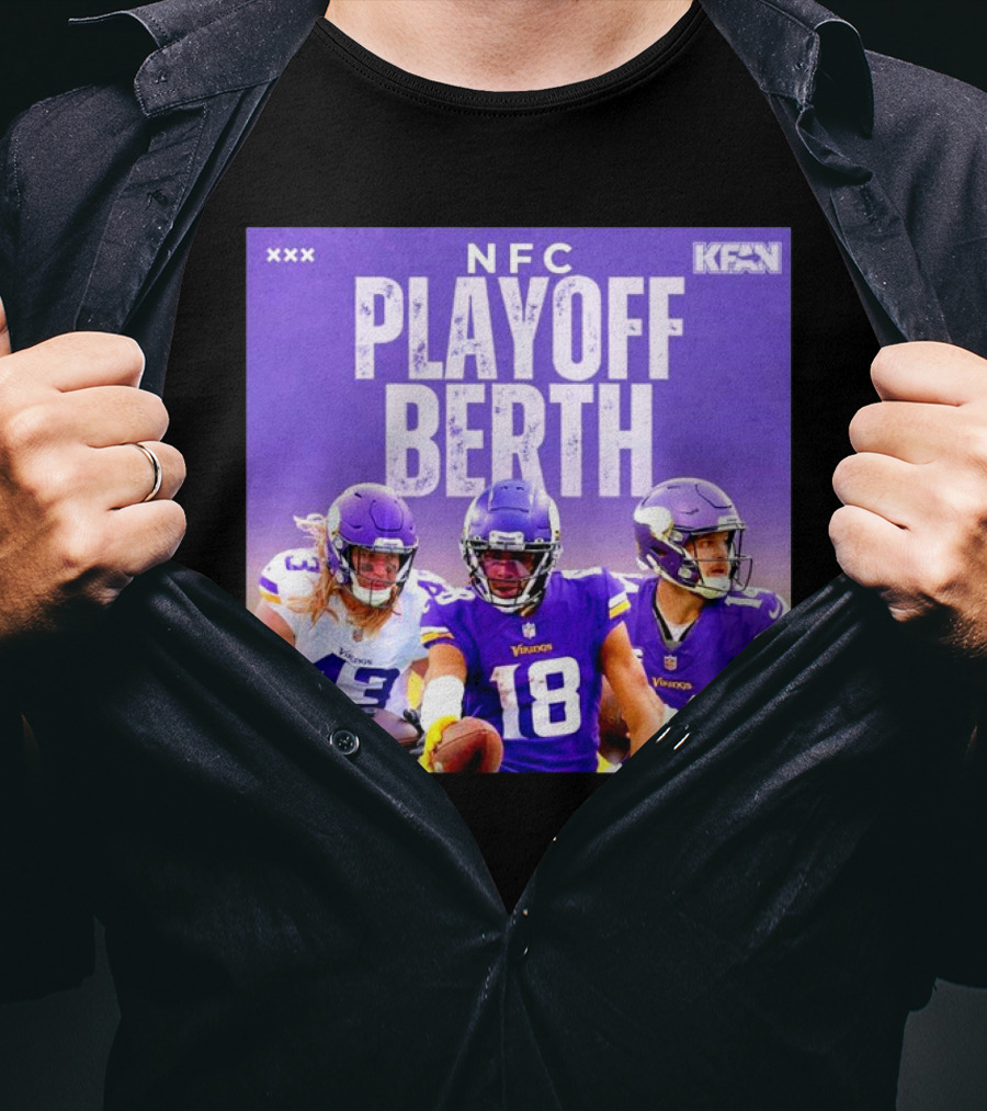 NFC Playoff Berth Minnesota Vikings KFAN T-Shirt