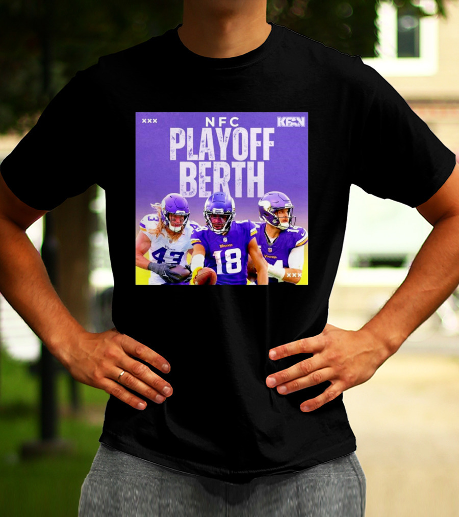 NFC Playoff Berth Minnesota Vikings KFAN T-Shirt