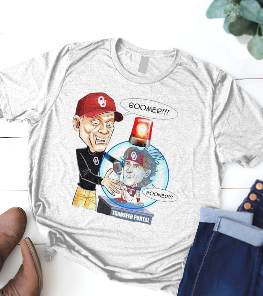 Coach Oklahoma Sooners Boomer Sooner Transfer Portal Jackson Arnold T-Shirt