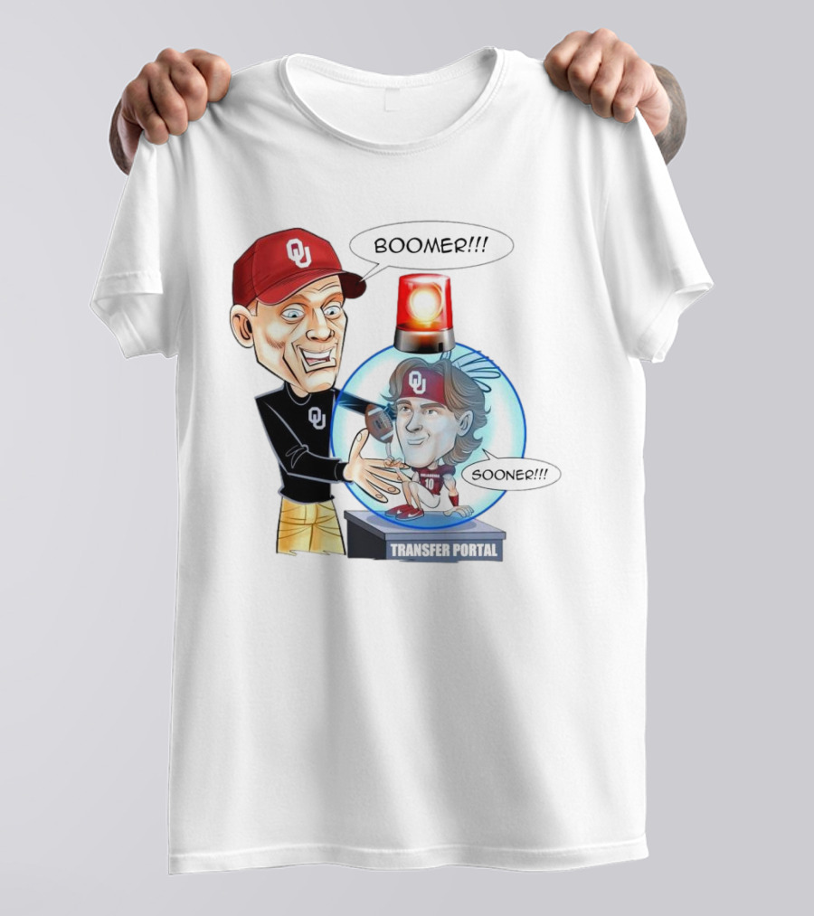 Coach Oklahoma Sooners Boomer Sooner Transfer Portal Jackson Arnold T-Shirt