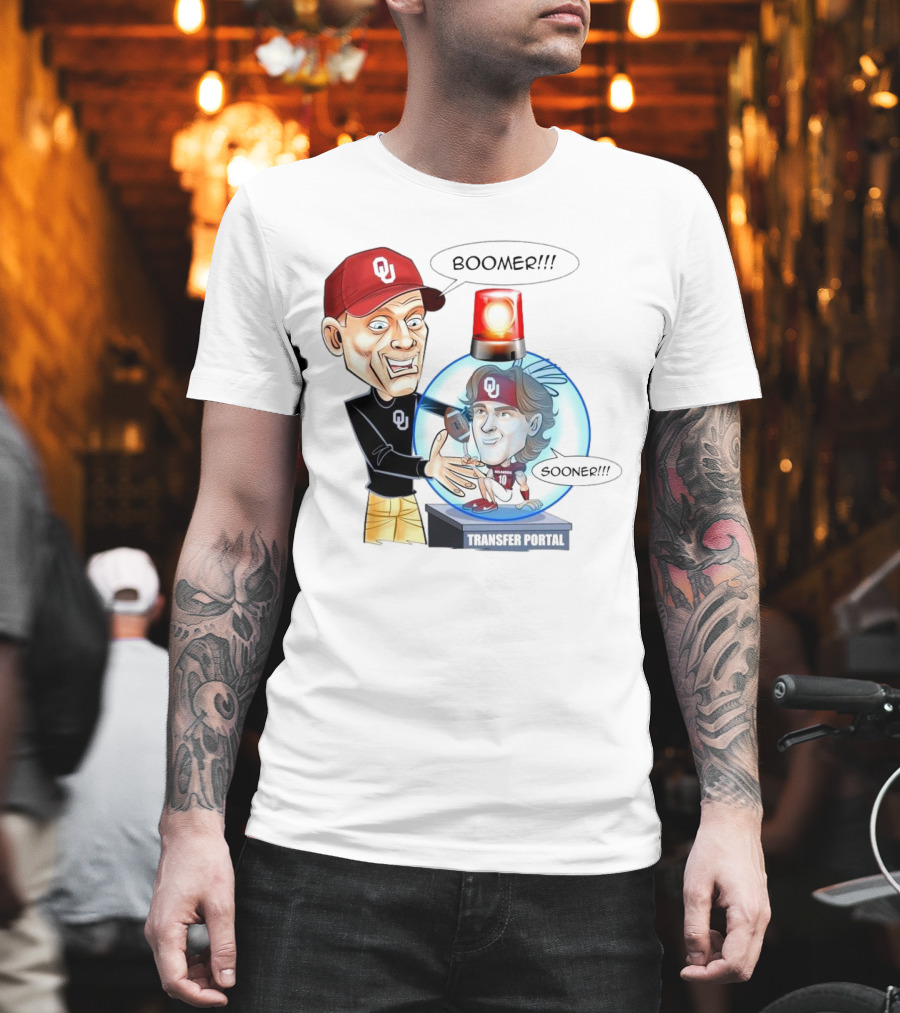 Coach Oklahoma Sooners Boomer Sooner Transfer Portal Jackson Arnold T-Shirt