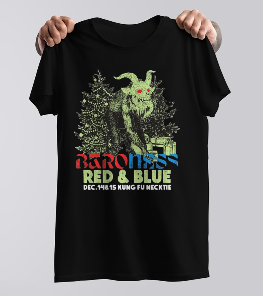 Baroness Red And Blue Dec. 14 And 15 Kung Fu Necktie T-Shirt