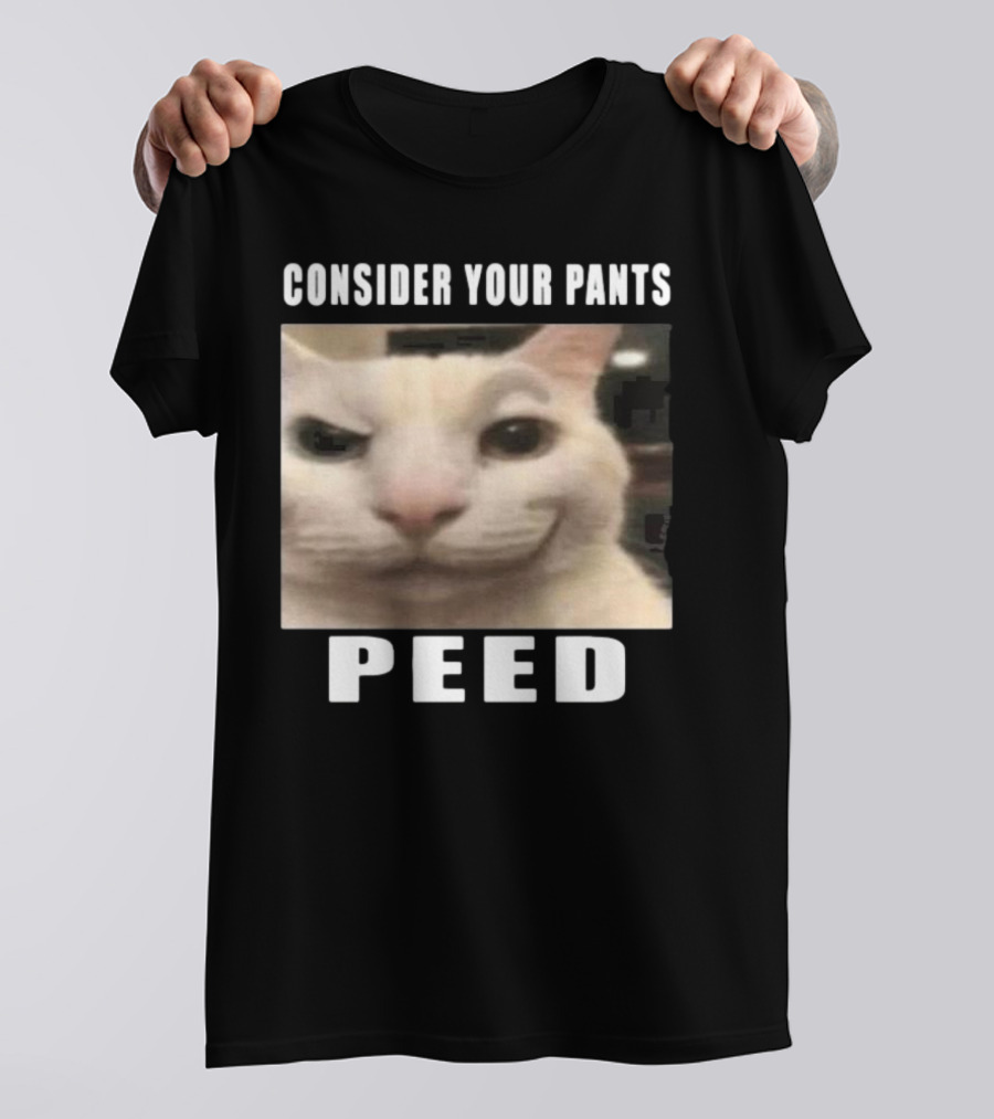 CONSIDER YOUR PANTS PEED CAT MEME T-Shirt