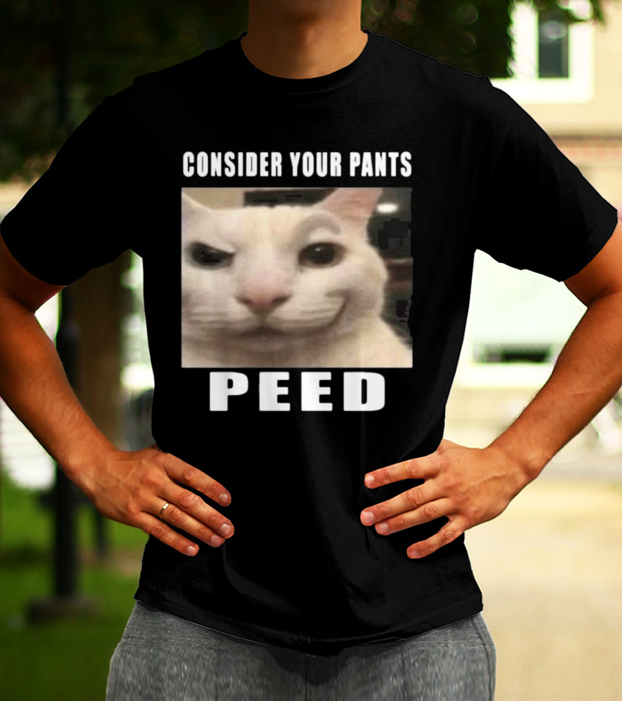 CONSIDER YOUR PANTS PEED CAT MEME T-Shirt