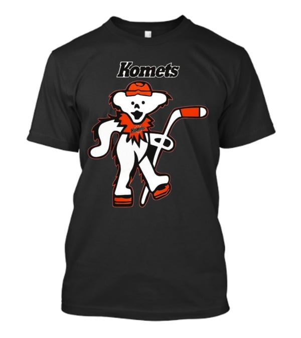 Komets Grateful Dead Hockey Bear Fan Night T-Shirt