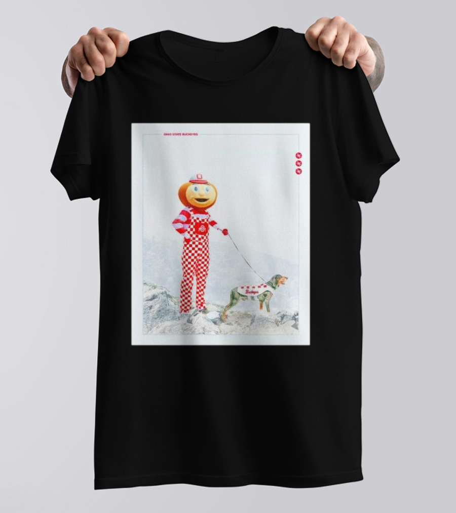 Ohio State Buckeyes Brutus Leads Smokey Over Tennessee Vols Victory T-Shirt