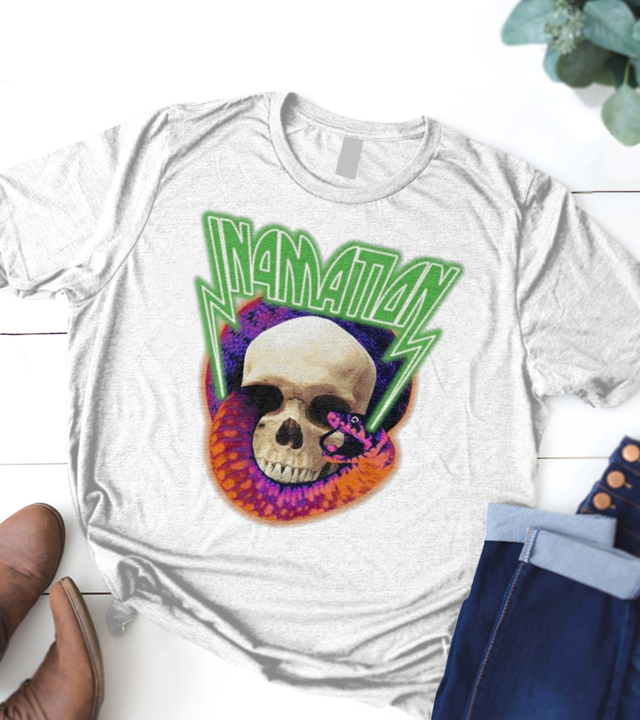In4mation Skull Snake Iconic T-Shirt